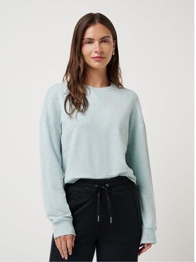 Travis Mathew Cloud Terry Crew Color Heather Ether